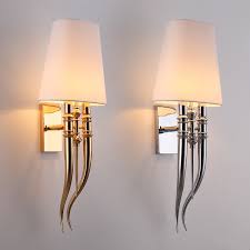 Rustic wall sconces are a great lighting option to add layers of light to your room and celebrate simple materials like wood, iron, glass and rope. Ipe Cavalli Brunilde Modern Stainless Wall Lamp For Bedroom Wall Sconce Lamp With Shade Retro Wall Lamps Wall Light Lamp Shades Wall Lamp Lamps For Bedroomlamp Wall Aliexpress