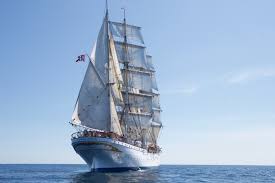 Currently sailing under the flag of norway. Statsraad Lehmkuhl Kongsberg Maritime