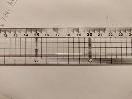 Measuring millimetres on a ruler each of the numbers that are written on a ruler are one centimetre apart from each other. This Ruler Has Cascading Millimeter Mark That Makes It Easier To Read Mildlyinteresting