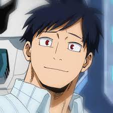 This be my blog — Iida's eye color was red in the manga but they...