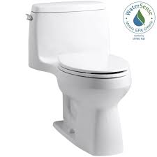 Kohler Santa Rosa Comfort Height 1 Piece 1 28 Gpf Single Flush Compact Elongated Toilet With Aquapiston Flush In White 3810 0 The Home Depot Self Cleaning Toilet Kohler New Toilet