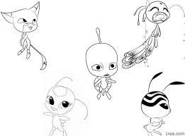 Kwami are creatures with large heads and small bodies. Trixx Miraculous Ladybug Coloring Pages Novocom Top