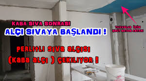 Kireçli kaba sıva ve üzerine alçı sıva yapılması (sönmüş kireç torbalı). Kaba Siva Uzerine Perlitli Alci Siva Kaba Alci Yapiliyor Alci Sivaya Basladik Yeni Santiye Youtube
