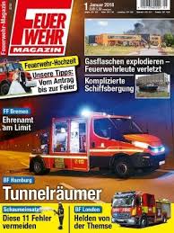 feuerwehr magazin 01 2018 feuerwehr magazin feuerwehr hamburg feuerwehr