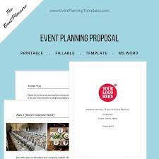 Event Planning Proposal For Event And Wedding Planners Etsy Event Planning Proposal Event Proposal Event Planning