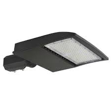 Dabmar 80w Led Shoebox Light Large Type Iv 0 10v Dim 10000 Lm 4000k Dabmar Df Led7756 Homelectrical Com