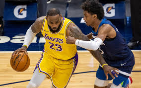 Los angeles lakers scores, news, schedule, players, stats, rumors, depth charts and more on realgm.com. James Leads Lakers Past Timberwolves The Dickinson Press