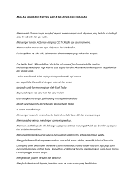 Mengapa iman turun saat haid 5. Amalan Bagi Wanita Ketika Haid