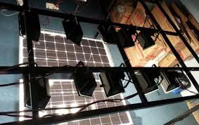 There's a lamp for that. Pv Panel With And Without Cooling Mechanism By Using Solar Simulator Download Scientific Diagram