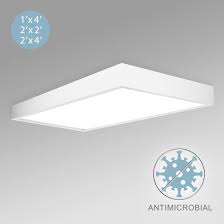Alcon 12515 S Panel Surface Mounted Antimicrobial Led Ceiling Light Commercial Grade Healthcare Lighting