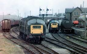 Class 29s At Mallaig Circa 1969 Diesel Locomotive Hydraulic Cars Locomotive