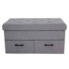 Foldable Storage Ottoman With One Rectangular Hole Drawer Shop wayfair for the best ottoman with drawers.
