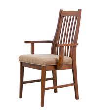 Nicholas i brown solid wood dinning chair. Mission Arm Chair Fanny S Furniture Kelowna Bc