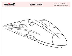 Once your kid adds a little color this diesel train will be ready for the rails! Free Train Coloring Pages For Kids To Entertain Your Little Conductor