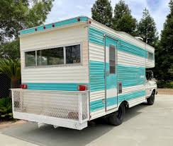 Image result for Blue 1972 Motor Home