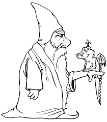 Open it and get the information inside. Wizard Coloring Page Coloring Home