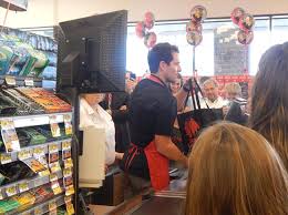 This job entails operating a store's cash register and other clerk duties that mostly involve interacting with a customer while he checks out . Photos Of Patrick Sharp Working At Jewel Osco Jill Cataldo