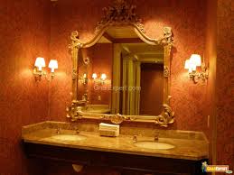 Deep teal sinks stand out in modern bathroom. Royals Bathroom Royal Bathroom With Expensive Accessories Royal Bathroom Luxury Bathroom Bathroom