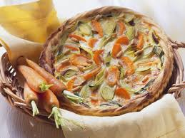 Karotten Lauch Quiche Mit Pinienkernen Rezept Rezepte Lauch Quiche Vegane Vorspeisen