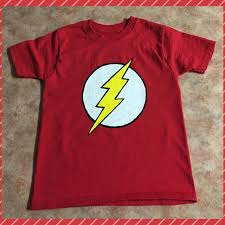 Kids T Shirt Flash Super Hero Flash Shirt Diy Shirt T Shirt Diy