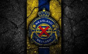 Rare royal white star a.c. Download Wallpapers 4k Waasland Beveren Fc Emblem Jupiler Pro League Black Stone Waasland Beveren Belgium Soccer Belgian First Division A Football Asphalt Texture Fc Waasland Beveren For Desktop Free Pictures For Desktop