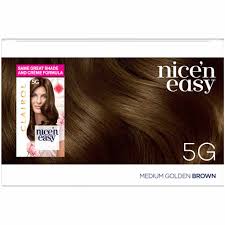 The most interesting is that this color has a huge amount of various natural shades. Clairol Nice N Easy Medium Golden Brown 5g Permanent Hair Dye Wilko