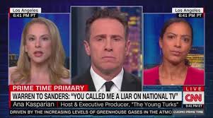 Ana Kasparian Cnn Covers Bernie Sanders Sexist Allegation Non Stop But Never Talks About His Record Grabien The Multimedia Marketplace