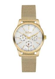 Lee Cooper Women S Watch Metal Straps Gold Case Gold
