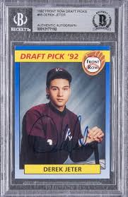 May 23, 2021 · jones, a former no. Lot Detail 1992 Front Row Draft Picks 55 Derek Jeter Signed Rookie Card Bgs Authenticated