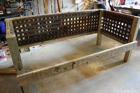 This particular creation, by ana white, has been designed to fit a twin mattress, but the instructions also include details on how to modify the plans to. Outdoor Daybed Diy Project Perfect Outdoor Sofa And Daybed