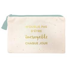 Mit über 30 jahren erfahrung stehen wir ihnen als ärztliche verrechnungsstelle zur seite. Pochette Coton Verte Citation N Oublie Pas D Etre Incroyable 16 X 23 Cm Les Petits Mots