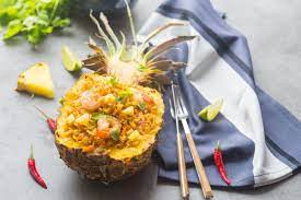 Riz Saute A L Ananas Aux Crevettes Recette Riz Saute Ananas Crevettes