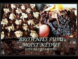 Brownies selalunya dimakan sebagai kek yang penuh dengan rasa coklat. Resepi Brownies Kedut Chewy Mesti Cuba Youtube
