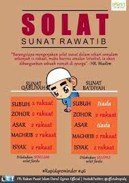 Fadhilat solat awwabin sabda nabi saw yang bermaksud: Solatsunatrawatib Hashtag On Twitter