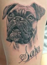 Black And White Boxer Dog Tattoo Ideas Boxer Tatoo Boxer Dog Tattoo Dog Tattoo Boxer Tattoo