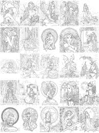 Mermaids colouring book flip through selina fenech. Fantasy Myth Magic Fantasy Colouring Book Selina Fenech Gothic Fantasy Collectables Staging Idees Piscine Com