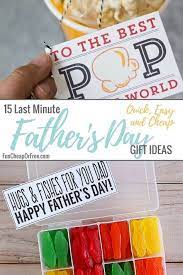 15 Last Minute Father S Day Ideas Quick Easy And Cheap Easy Father S Day Gifts Cheap Fathers Day Gifts Diy Father S Day Gifts