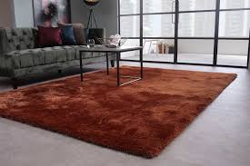 Sammlung von silvia brutti • zuletzt aktualisiert: Hochflor Teppich Ross 63 Mix Orange Braun Floorpassion