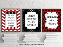 Black And White Classroom Quotes Inspirational Quote Posters In Red Black Kids Bedroom Decor Motivational Classroom Dec In 2020 Classroom Posters Elementary Red Classroom Decor Red Classroom Theme