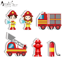 Firefighter Party Decoration Fire Truck Table Centerpiece Kids Birthday Party Supplies Decorations Fire Truck Birthday Decor Buy At The Price Of 2 98 In Aliexpress Com Imall Com