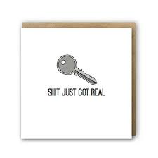 Original Funny New Home Card Funny New Home Quotes New Home Quotes New Home Cards