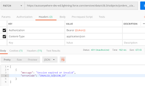 Edit Custom Object Via Rest Api In Salesforce Stack Overflow