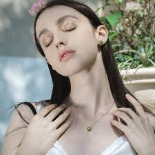 Amazon.com: DENGGUANG Jade Necklace for Women, Natural Real Green Jade  Sterling Silver 14k Yellow Gold Plated Circle Pendant Necklace, Christmas  Jewelry Gifts for Wife Mom (Size:12mm) : Clothing, Shoes & Jewelry