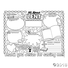 Color Your Own All About Lent Posters 13626419 A01 1 500 1 500 Pixels Lent Lent Kids Catholic Lent