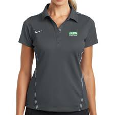 Nike Ladies Dri Fit Sport Swoosh Pique Polo