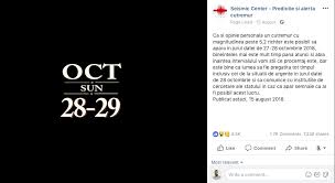 Lista orașelor afectate de seism. Povestea Unui Fake News Cum A ReuÈit O PaginÄ De Facebook SÄ InducÄ Ideea CÄ A Prevestit IncÄ De Pe 15 August Cutremurul De Azi Noapte