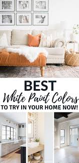 The Best White Paint Colors To Use In Your Home White Paint Colors Best White Paint Kid Friendly Living Room