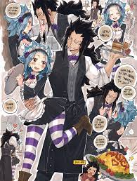 Gajeel X Levy — rboz: Maid/Butler Cafe AU Originally meant to...