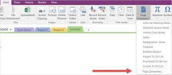 How To Use Onenote Templates For Project Management Onenote Template Task Management Project Management Templates