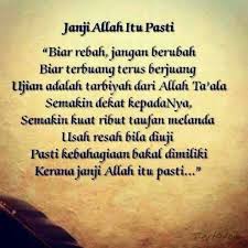 Dan Di Dalam Al Quran Allah Menerangkan Janji Janjinya Kepada Orang Orang Yang Beriman Semoga Kita Termasuk Kedalam Motivasi Kata Kata Motivasi Kutipan Hidup